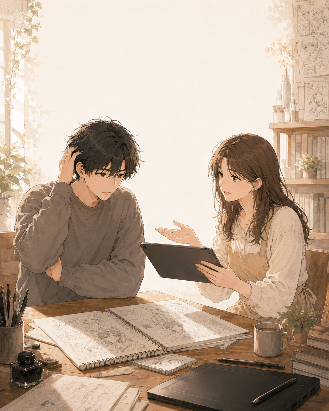 2コマ目 サイト制作への不安